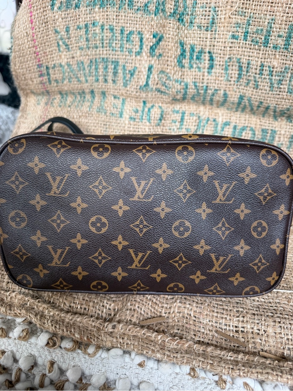Source unknown Brown Monogram Drawstring Bucket Bag - Picture 9 of 12